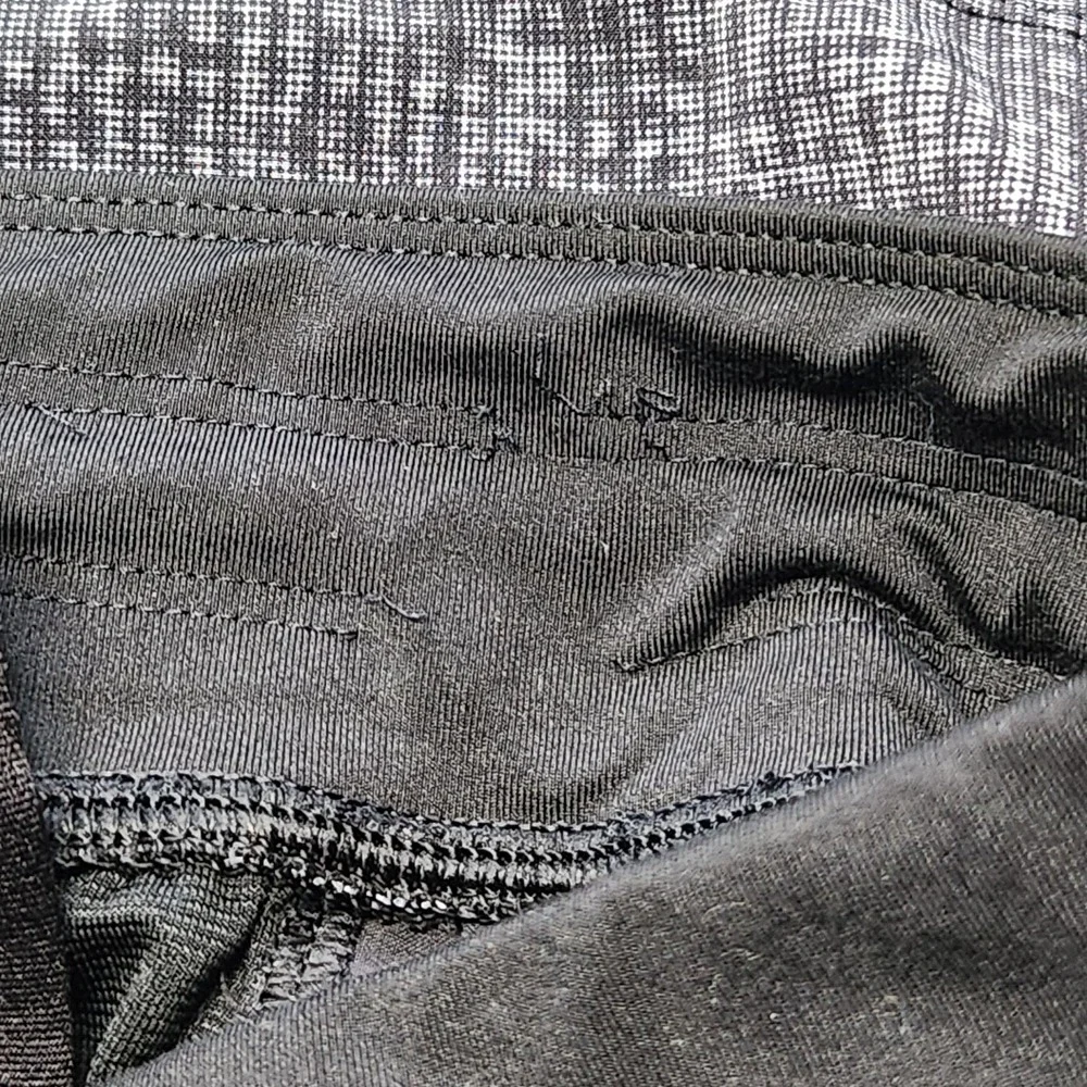 Mens Lululemon Linerless Athletic Grey Shorts Pull On Side Zipper Pocket Small